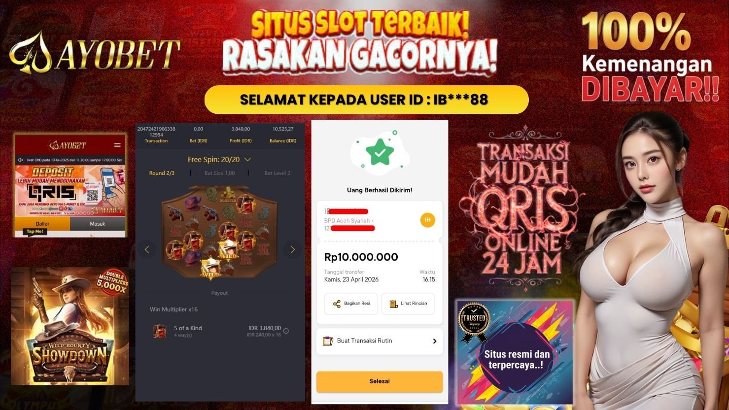 AYOBET JACKPOT SLOT WILD BOUNTY SHOWDOWN
